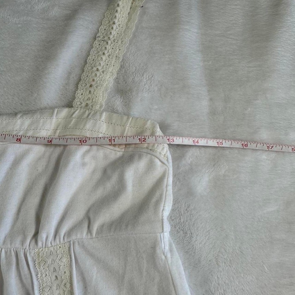 Hollister white cream lace babydoll cami tank y2k vintage mcbling grail - Picture 6 of 8
